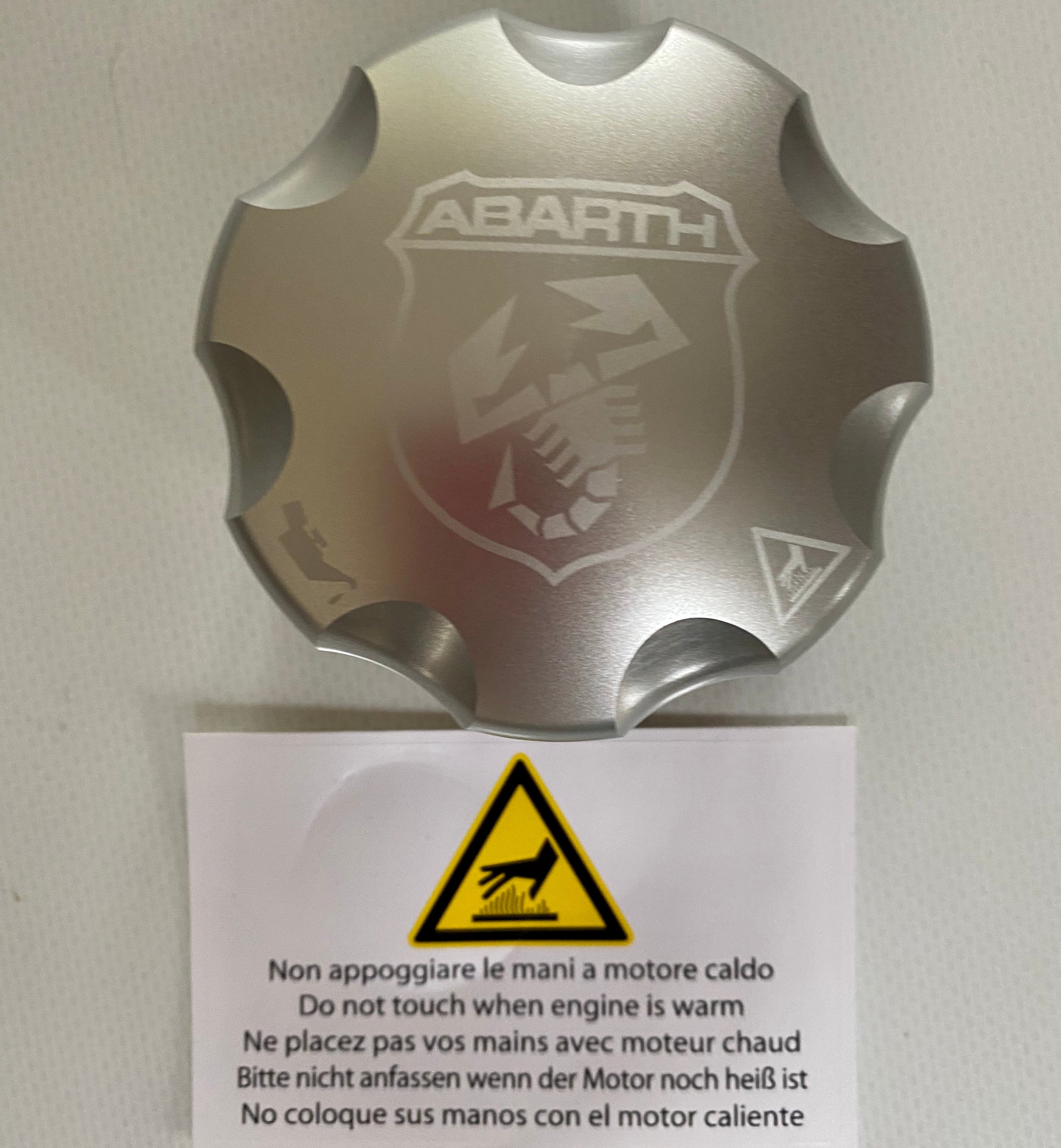 Genuine Abarth Oil Cap 500 595 Abarth